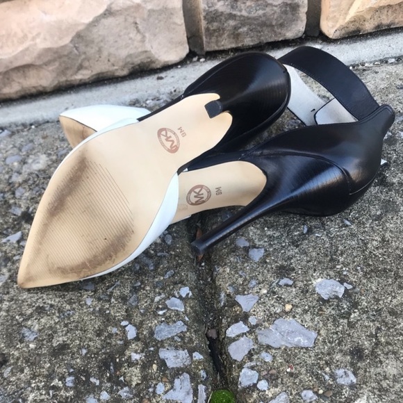 Michael Kors black and white ankle strap shoe, 9 - Picture 8 of 8